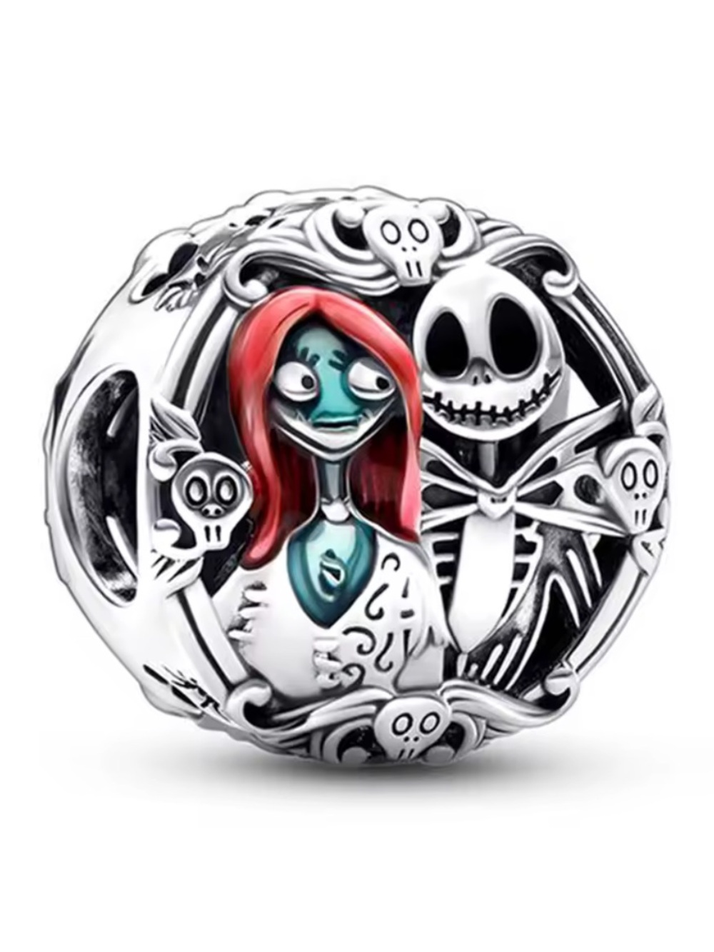 New Sterling Silver 925 The Nightmare Before Christmas bracelet charm